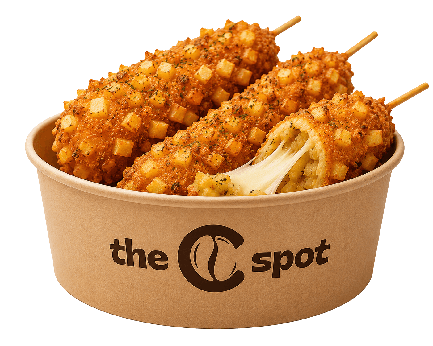 Aloo Cheese Corn Dog