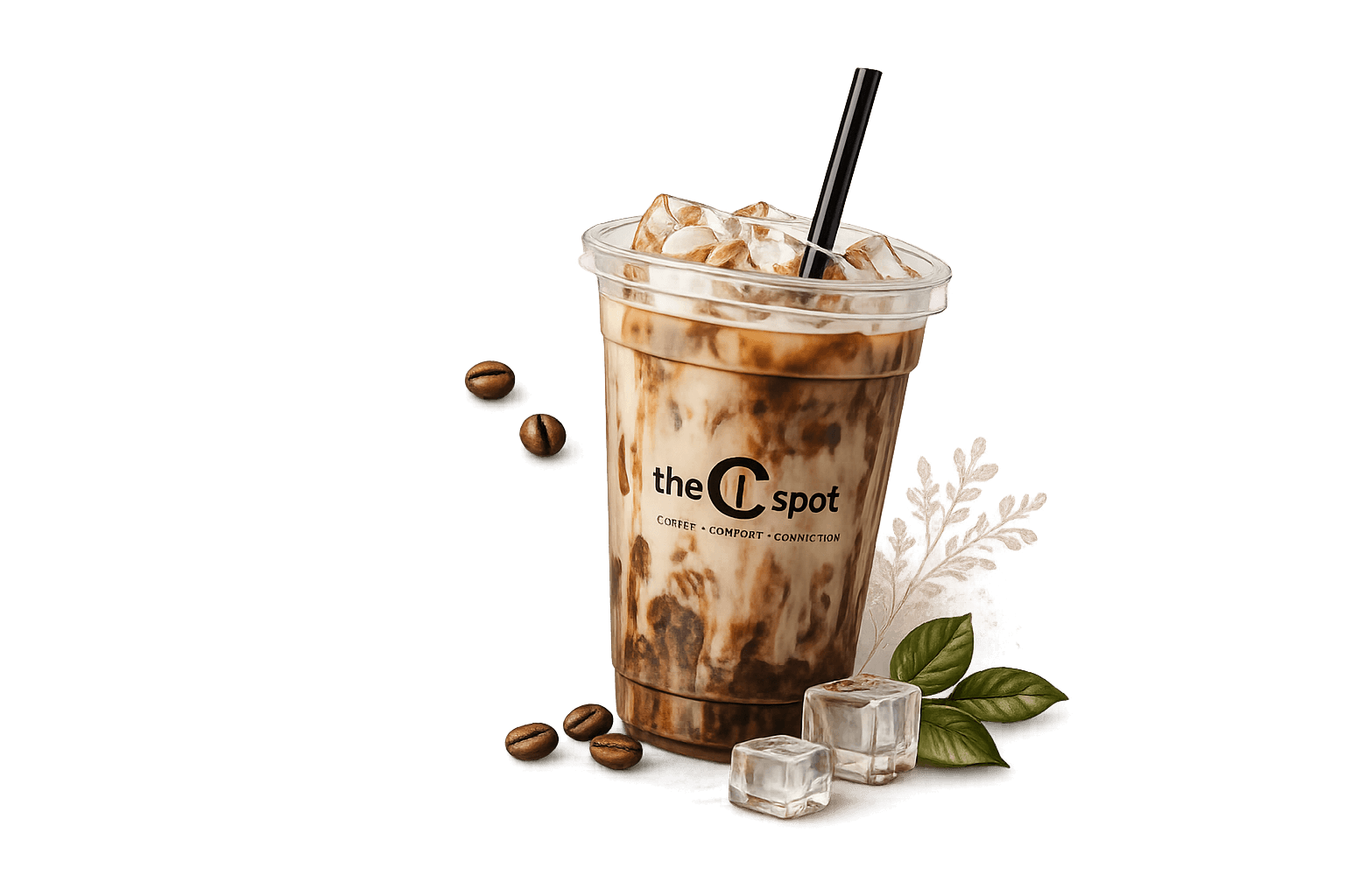Tall Iced Coffee Glass